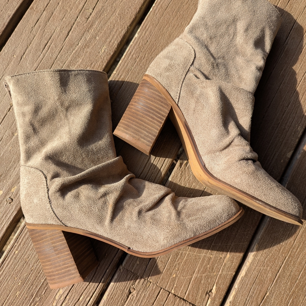 Oasis Society Taupe Ankle Boot
